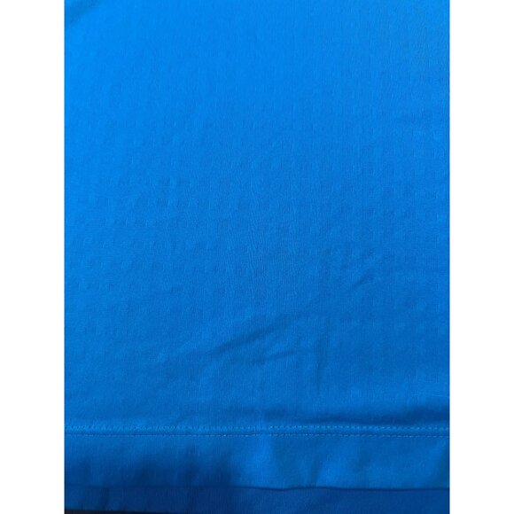 Nike Golf Blue Dri-Fit Polo Shirt XL Tour Performance Polyester Mens Short Sleev - Picture 5 of 8